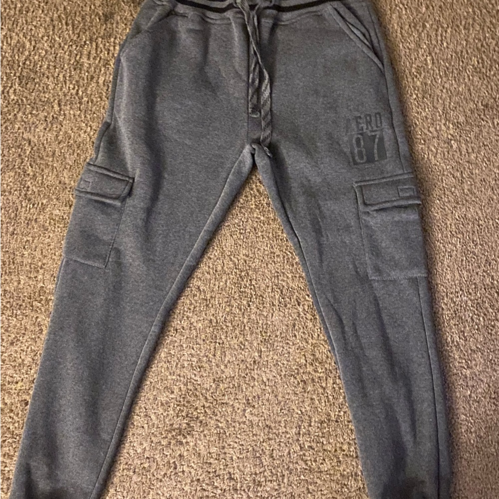 Grey Aeropostale Joggers | Mens Small